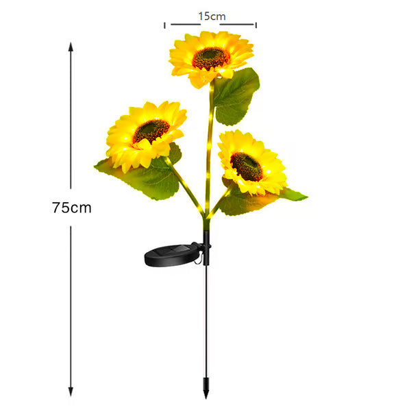 š» 65K+ SOLD! 2026 UPGRADED Solar Sunflowers ā Hyper-Realistic Petals, Stunning Shadow Projections & Dusk-to-Dawn Garden Magic š»