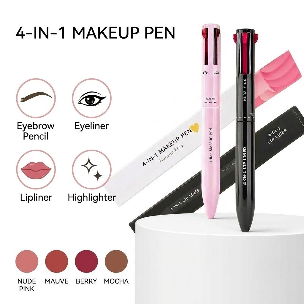 🖊️One Pen = Your Full Makeup Bag | 4 Steps In One Click💄 | BUY 1 GET 1 FREE