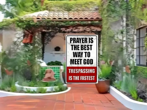 🔥LAST DAY 49% OFF - Metal No Trespassing Signs Private Property Funny