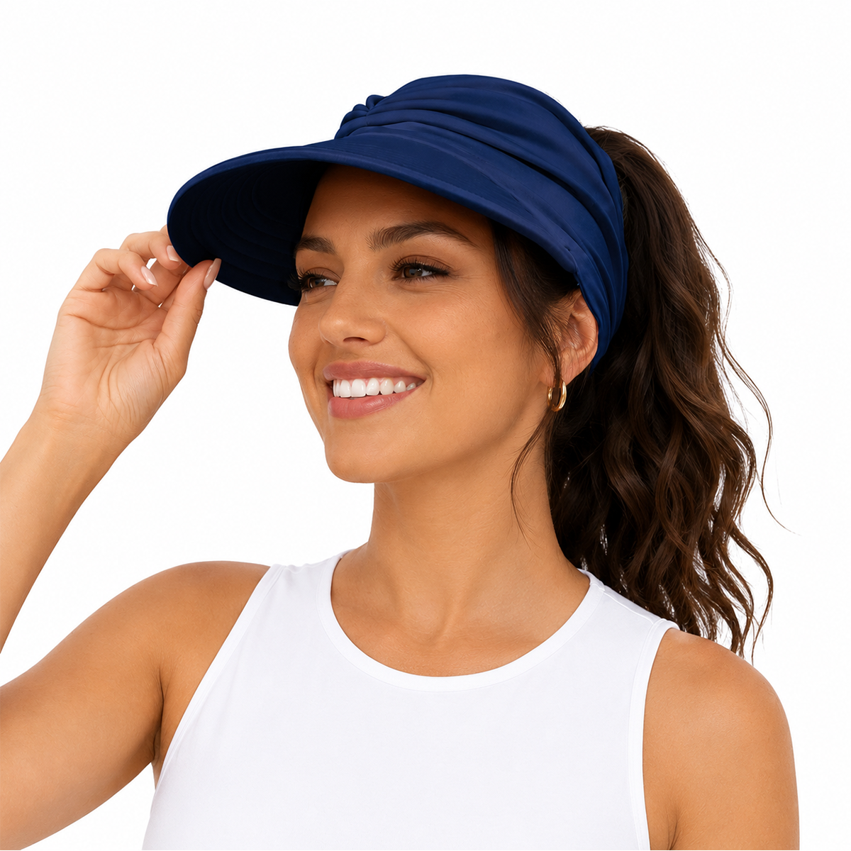 Women's UPF 50+ UV Protection Sun Visor Hat