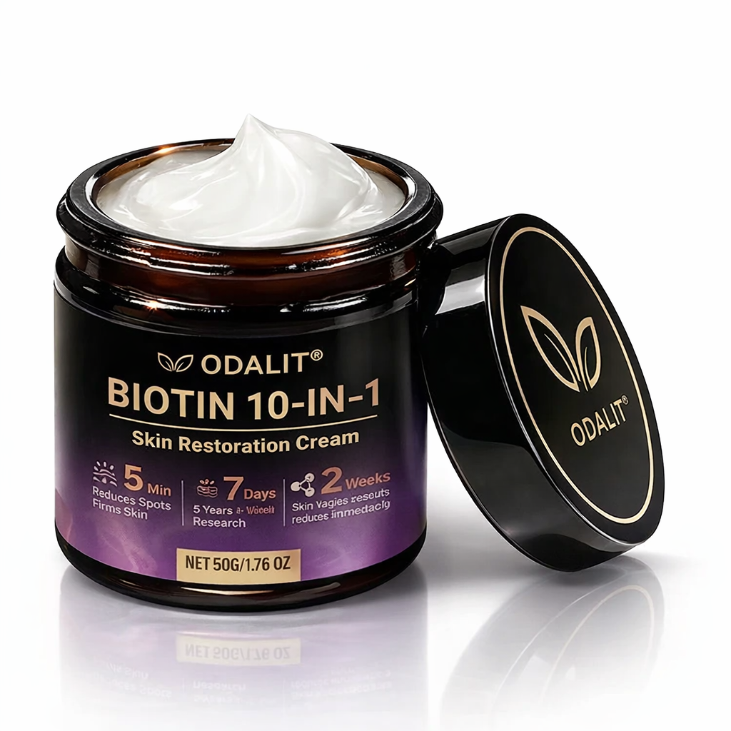 Made and Shipped from USA ✨ODALIT® Biotin 10-in-1 Skin Restoration Cream 🍀