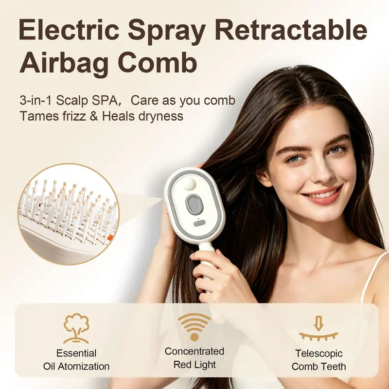 ✨Electric Spray Air Cushion Massage Comb