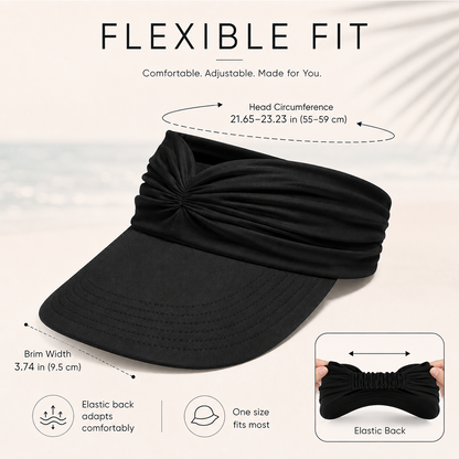 Women's UPF 50+ UV Protection Sun Visor Hat