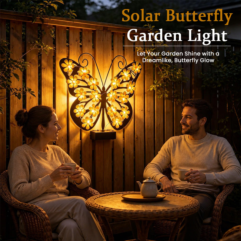 🦋 Solar Butterfly Garden Light