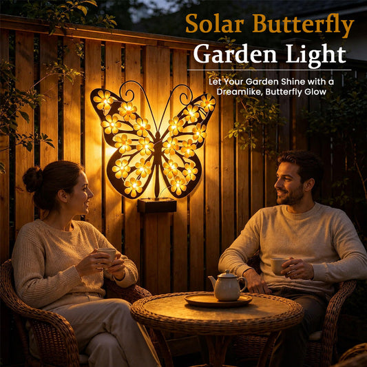 🦋 Solar Butterfly Garden Light