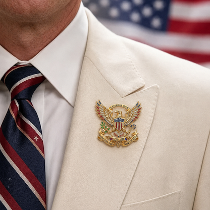 US 250th Anniversary Brooch Pin