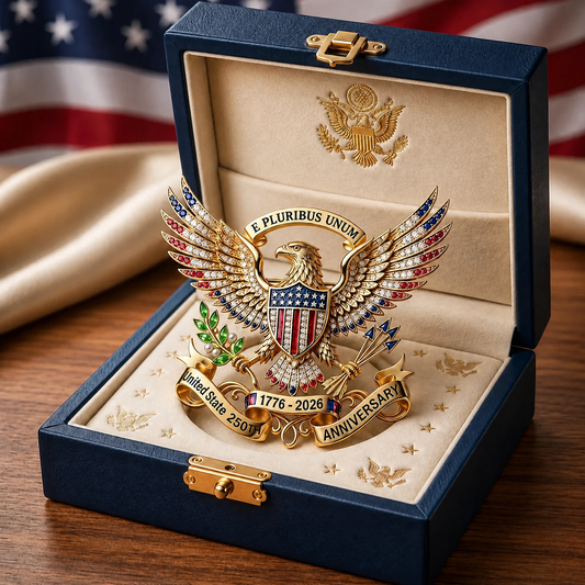 US 250th Anniversary Brooch Pin