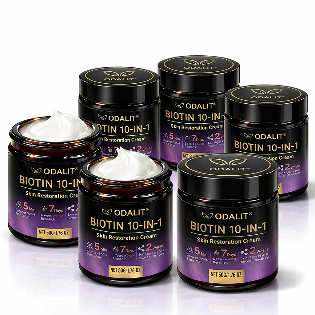 Made and Shipped from USA ✨ODALIT® Biotin 10-in-1 Skin Restoration Cream 🍀