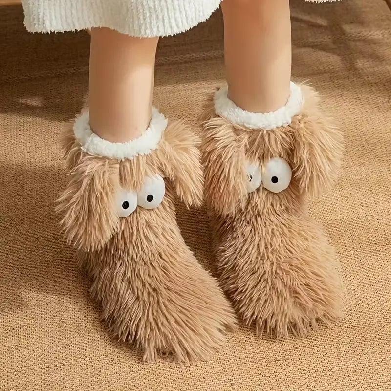 2026 New Fuzzy Slipper Socks – Super Warm & Cozy Indoor Feet Comfort