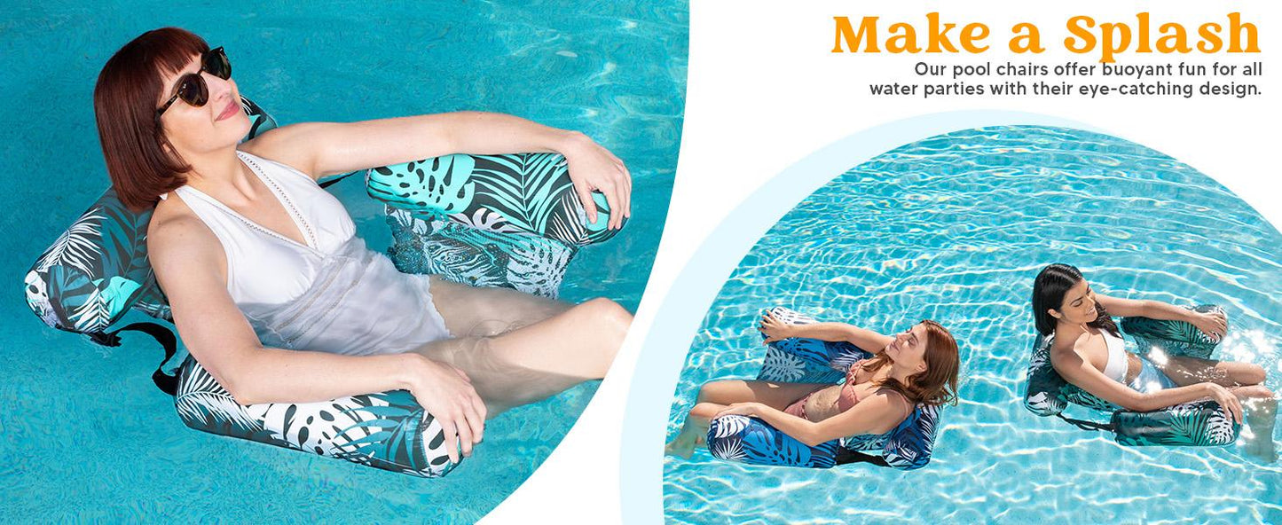 🌊🌊Summer Hot Sale 50% OFF🏆️ Inflatable Pool Floats Adult,Floating Lounge Chairs