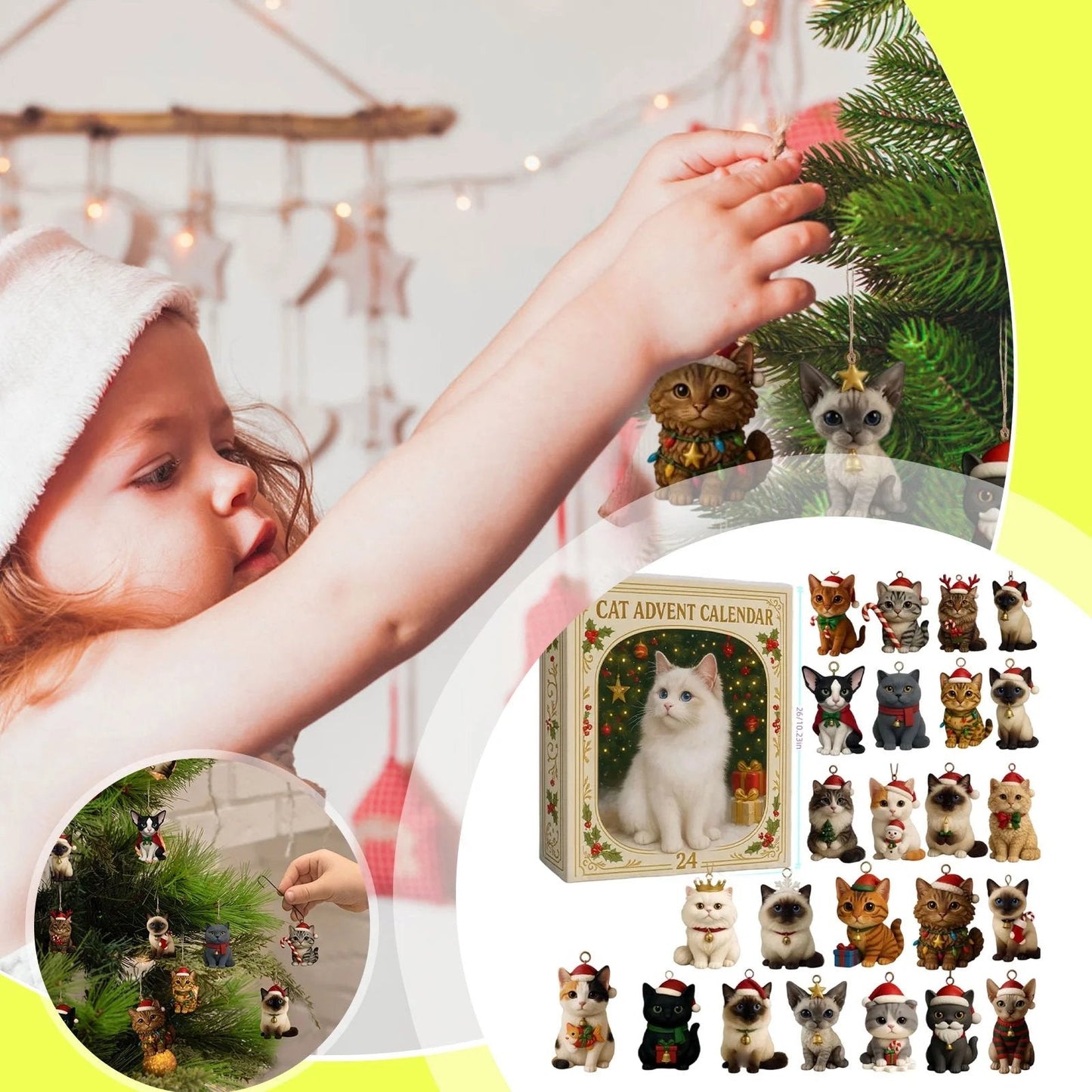 🎅Christmas Gift🎁2025 Cat Lovers Advent Calendar