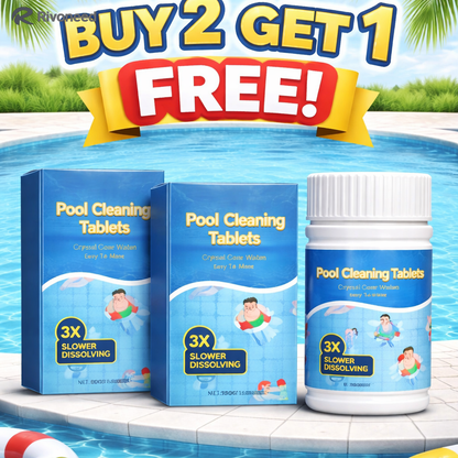 Pool Cleaning Tablets for Crystal Clear Water