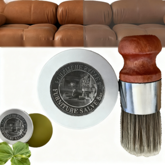Leather Repair Cream with Free Brushes