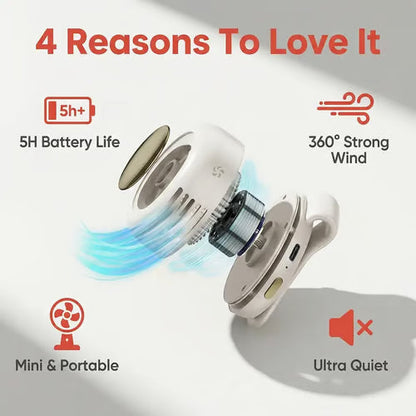 🔥Portable Silent Mini Bladeless Electric Fan