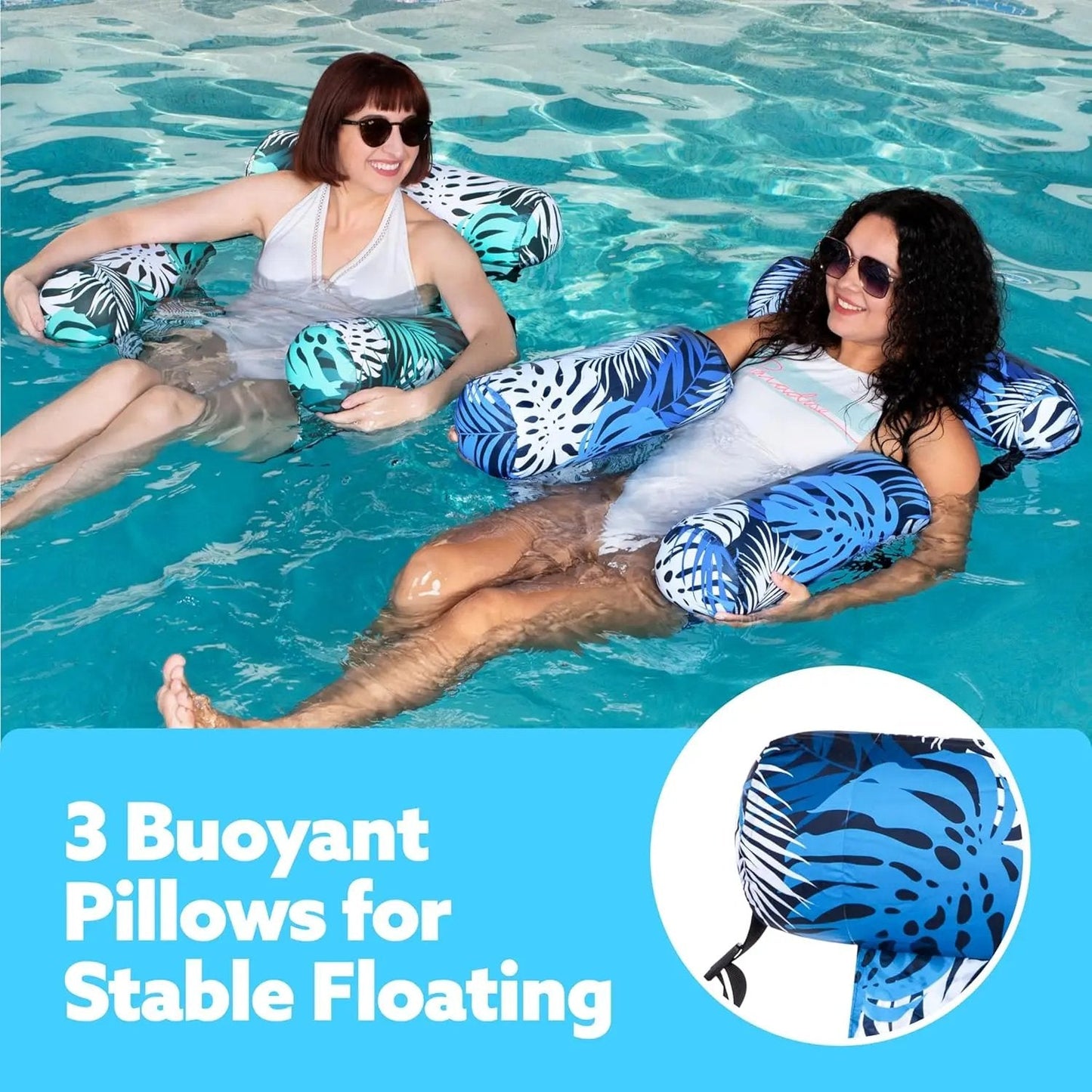 🌊🌊Summer Hot Sale 50% OFF🏆️ Inflatable Pool Floats Adult,Floating Lounge Chairs
