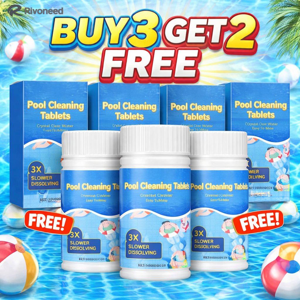Pool Cleaning Tablets for Crystal Clear Water