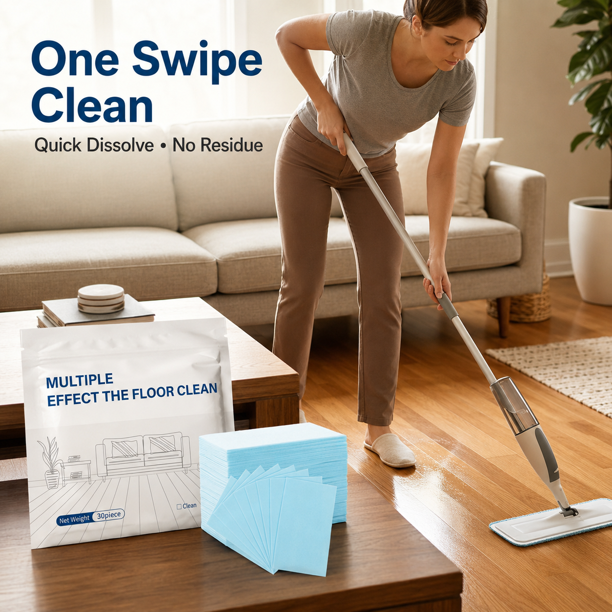 🔥2026 New Upgrade ＆ Hot Sale🔥 PieceMulti-Effect Floor Cleaning Sheets
