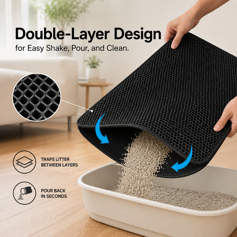 🔥Non-Slip Cat Litter Mat