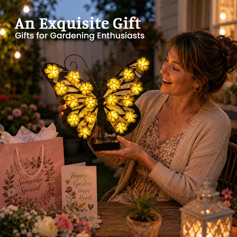 🦋 Solar Butterfly Garden Light