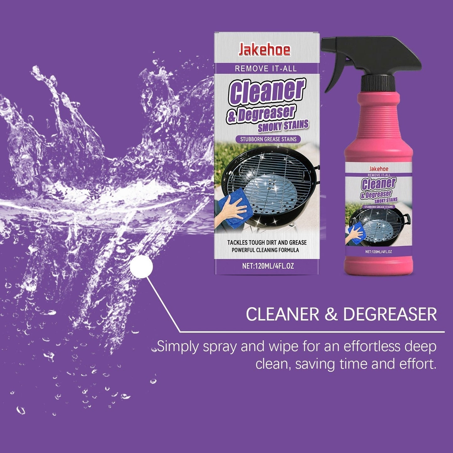 🔥HOT SALE 49% OFF🍖🧼Fast-Acting Heavy-Duty Grill Degreaser Spray✨