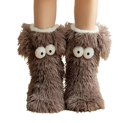 2026 New Fuzzy Slipper Socks – Super Warm & Cozy Indoor Feet Comfort