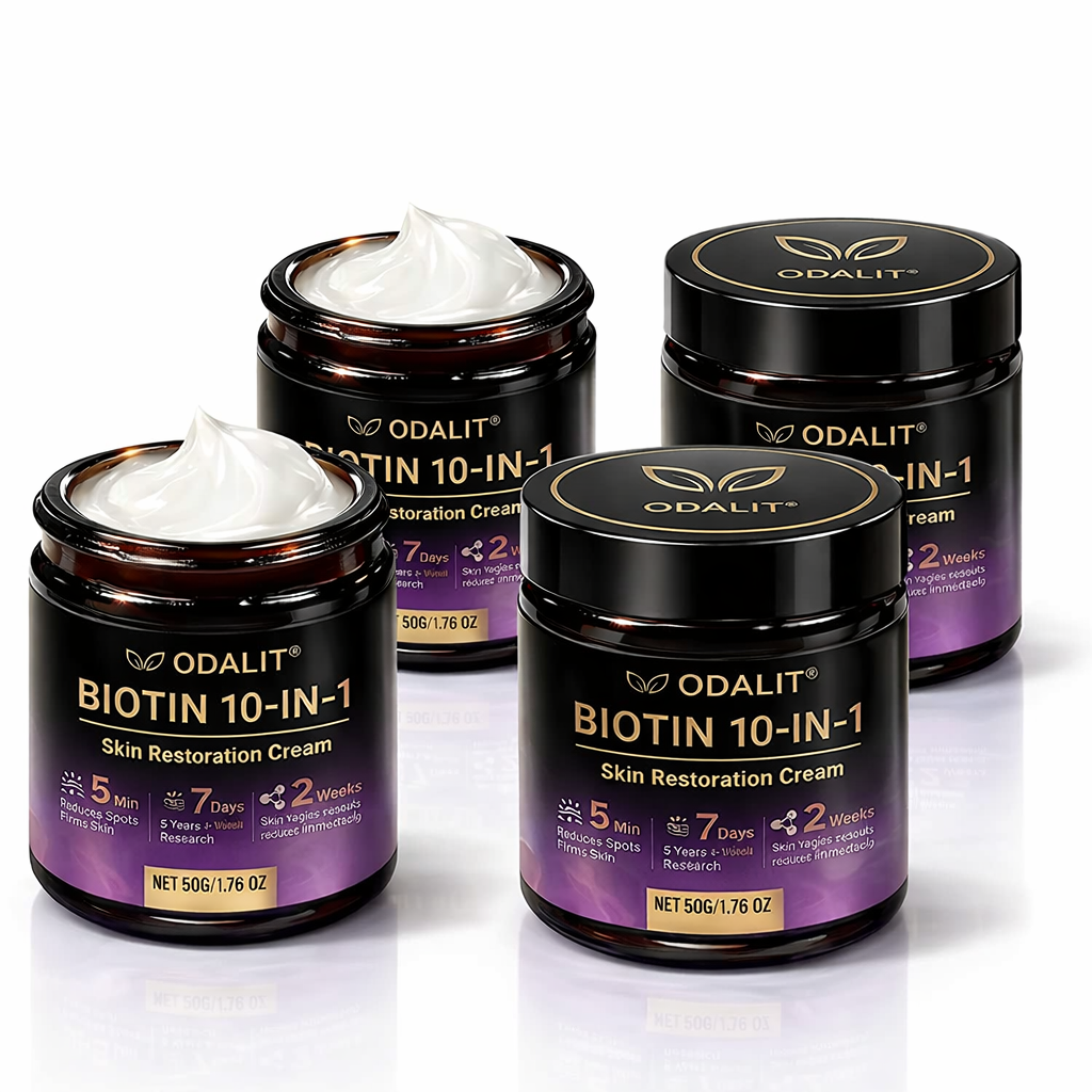 Made and Shipped from USA ✨ODALIT® Biotin 10-in-1 Skin Restoration Cream 🍀