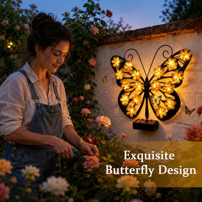 🦋 Solar Butterfly Garden Light