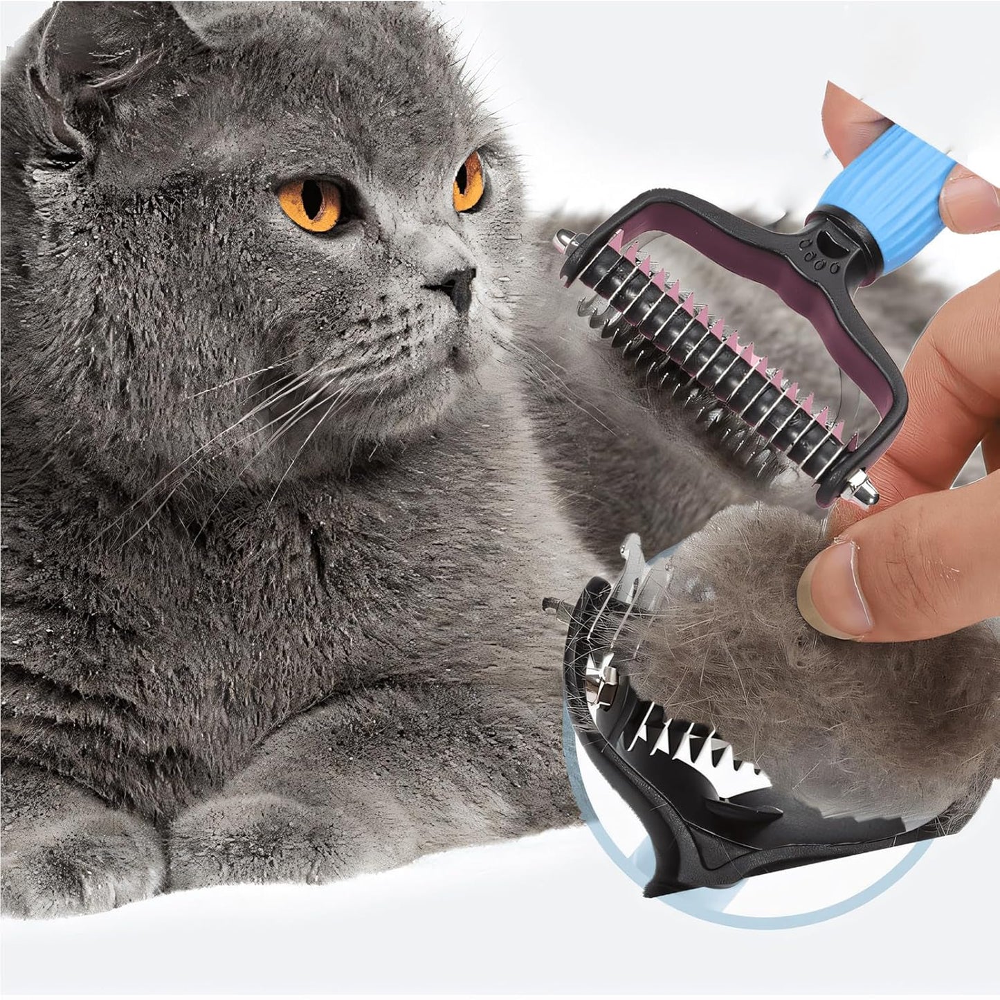 ⏰Last Day 60% OFF-🪮Universal Pet Detangling Comb for Dogs Grooming Tool🐕