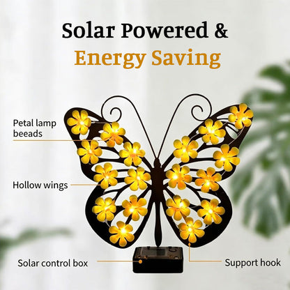 🦋 Solar Butterfly Garden Light
