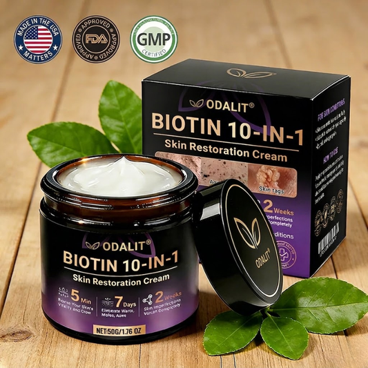 Made and Shipped from USA ✨ODALIT® Biotin 10-in-1 Skin Restoration Cream 🍀