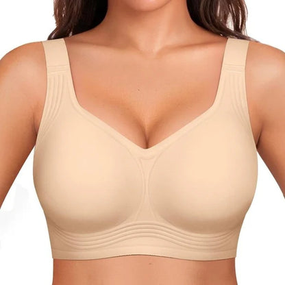 🏆LAST DAY SALE 49% OFF 🔥Super Firming Leopard Print Jelly Bra | Women Wirefree Bras 👍No More Sagging Breasts