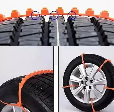 🔥2026Winter Hot Sale🔥Universal Reusable Anti-skid PE Tire Chains