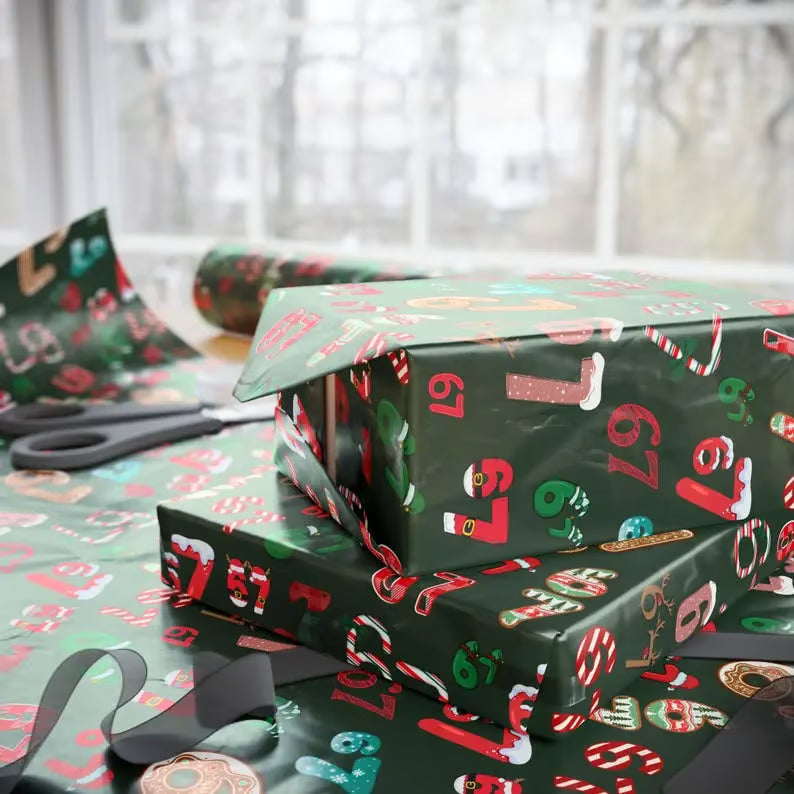 🔥LAST DAY 50% OFF - 🎁 happy LAST DAY 50% OFF - 🎁 Birthday Gift Wrap – Wrap Your Presents in Viral Holiday Fun 🎄