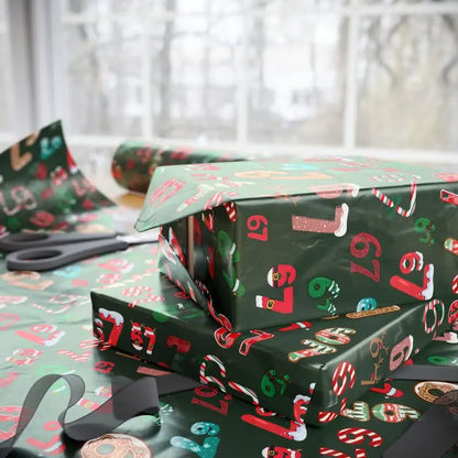 🔥LAST DAY 50% OFF - 🎁 happy LAST DAY 50% OFF - 🎁 Birthday Gift Wrap – Wrap Your Presents in Viral Holiday Fun 🎄