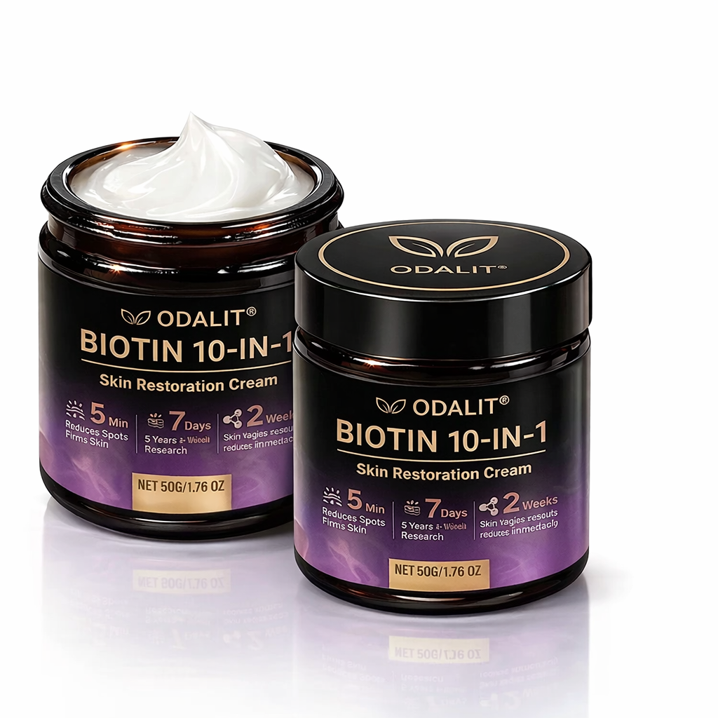 Made and Shipped from USA ✨ODALIT® Biotin 10-in-1 Skin Restoration Cream 🍀