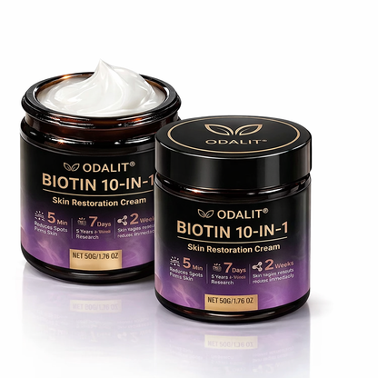 Made and Shipped from USA ✨ODALIT® Biotin 10-in-1 Skin Restoration Cream 🍀