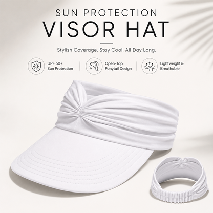 Women's UPF 50+ UV Protection Sun Visor Hat