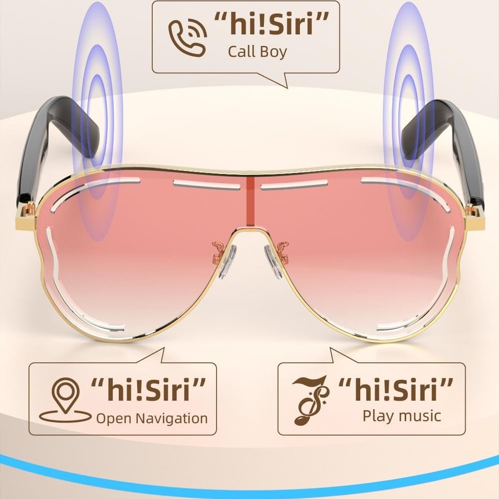 💕Hot sale 49% OFF😎 Smart Bluetooth 5.4 Audio Sunglasses – Open-Ear, UV & Blue Light Protection