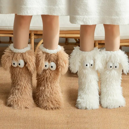 2026 New Fuzzy Slipper Socks – Super Warm & Cozy Indoor Feet Comfort