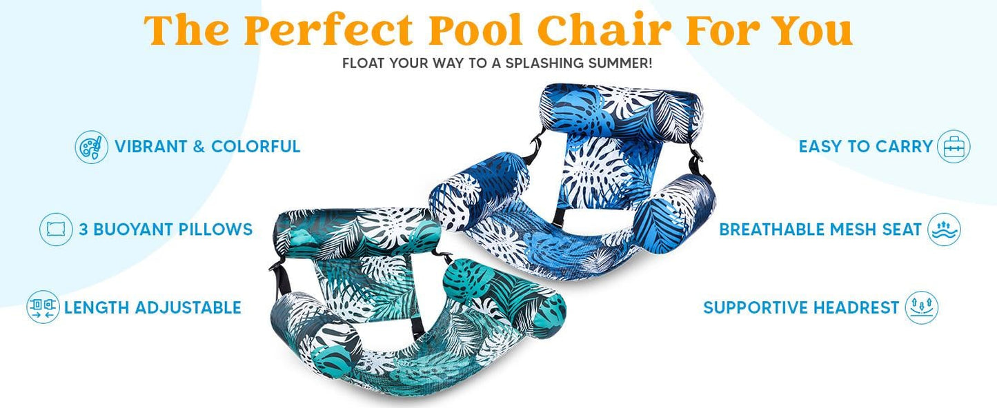 🌊🌊Summer Hot Sale 50% OFF🏆️ Inflatable Pool Floats Adult,Floating Lounge Chairs