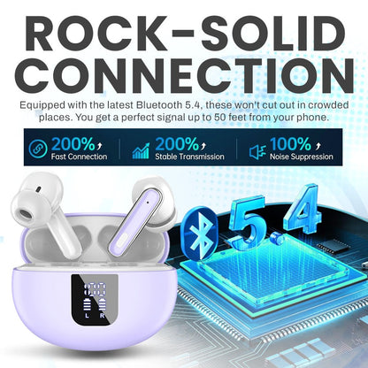 Speak the World: 144+ Language AI Translator Earbuds | Real-Time Voice Translation & 48dB ANC 🌍🎧