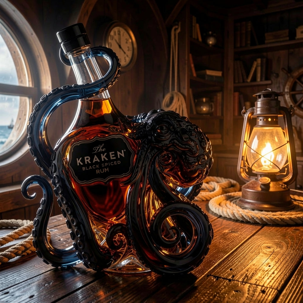 The Kraken Rum Edition 3D Octopus Bottle – Father’s Day 49% OFF Gift Deal