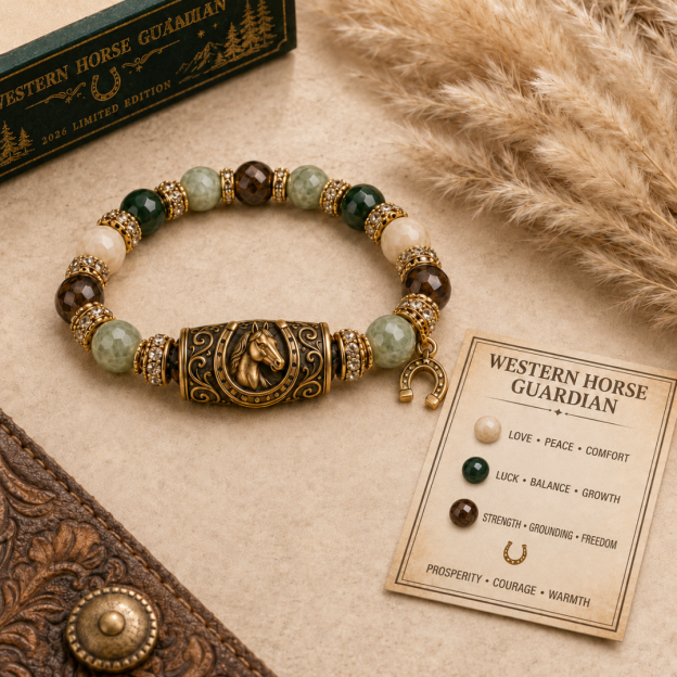 🔥Limited Edition🐎 Western Horse Guardian Crystal Bracelet👍