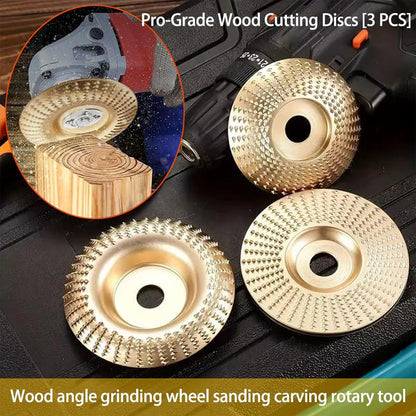 ⚡Hot Sales 69% OFF🔥Heavy-Duty Wood Carving Disc Set (3PCS)