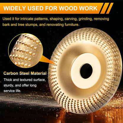 ⚡Hot Sales 69% OFF🔥Heavy-Duty Wood Carving Disc Set (3PCS)