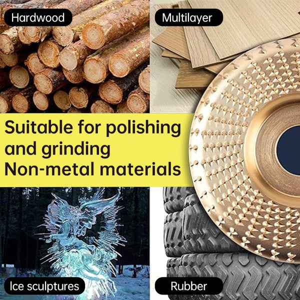 ⚡Hot Sales 69% OFF🔥Heavy-Duty Wood Carving Disc Set (3PCS)