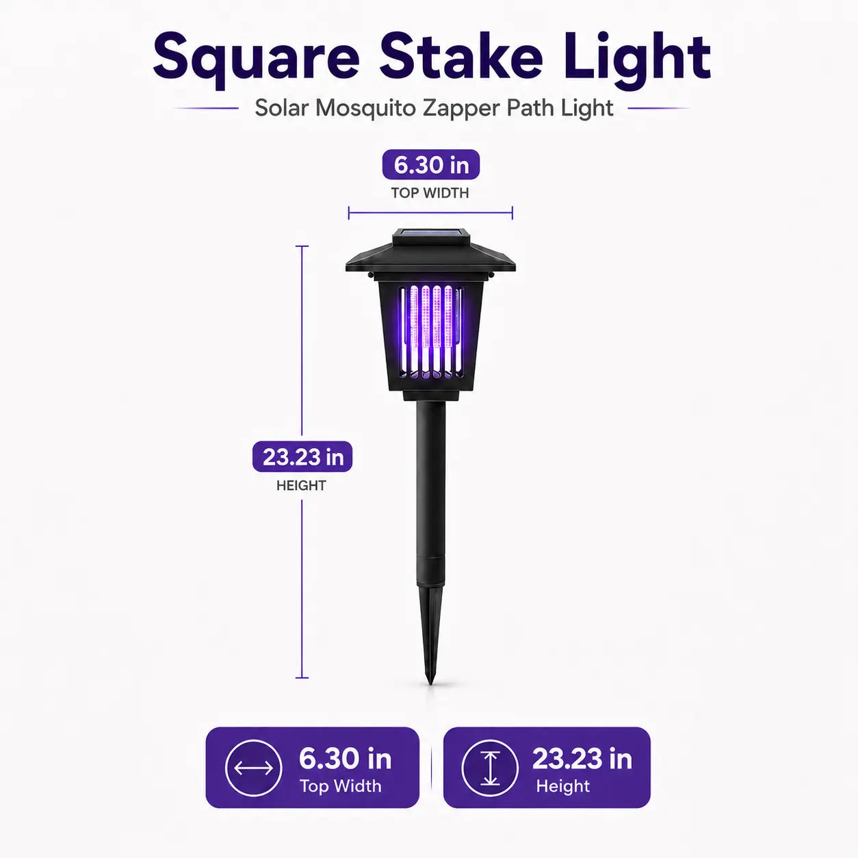 Square(6.30 * 23.23 inch)