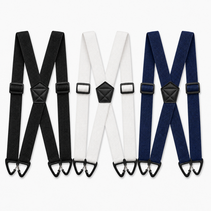 🔥Men's X-Back Suspenders with Hook Clips