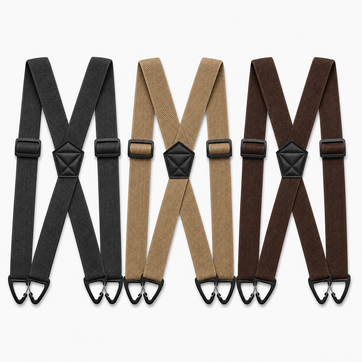 🔥Men's X-Back Suspenders with Hook Clips