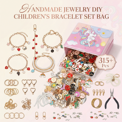 Handmade Jewelry DIY Children's Bracelet Set Bag